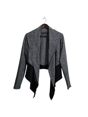 Live The Process Colorblock Drape Waterfall Stretch Activewear Jacket Sz S